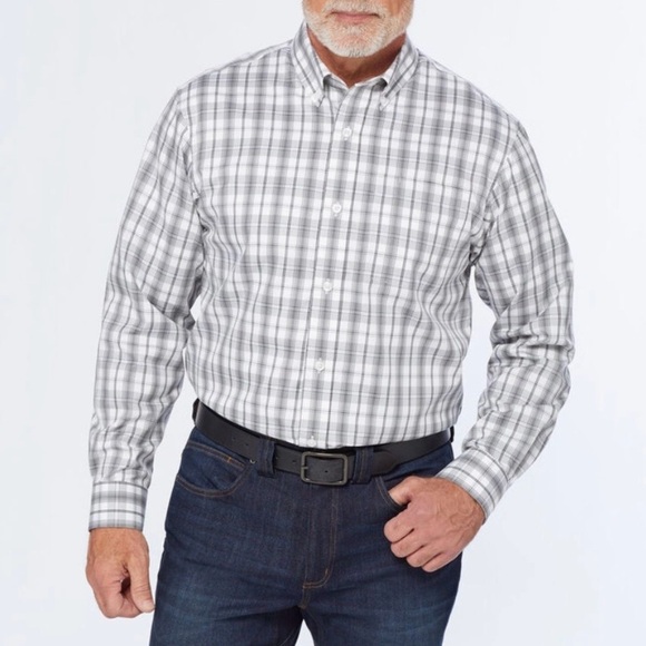 Duluth Trading Co Other - Duluth Trading Co Wrinklefighter Relaxed Fit Long Sleeve Shirt size XXL Tall